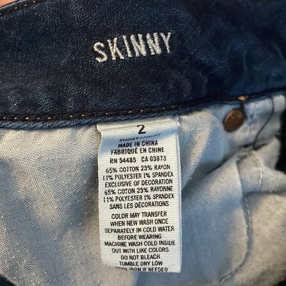 American Eagle Stretch Skinny Jeans Size 2 - Picture 3 of 6